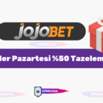 Jojobet Her Pazartesi %50 Tazeleme Bonusu Alımı