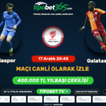 Tuzlaspor Galatasaray Maçı Canli izle Şifresiz Kesintisiz