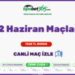 12 Haziran Maçları Süper lig Fikstür