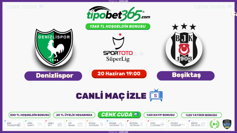 [ Bein sport Matbet tv ] Denizlispor – Beşiktaş