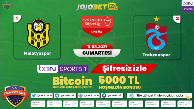 Malatyaspor Trabzonspor maçı canli izle Selçuk sport HD izle