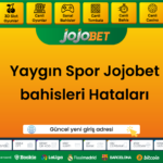 Yaygın Spor Jojobet bahisleri Hataları