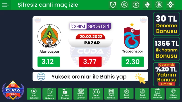 [ Jojobet tv ] Alanyaspor Trabzonspor maçı canli izle, şifresiz bein sport izle donmadan maç yayını