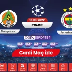 ( Jojobet TV ) Alanyaspor Fenerbahçe Maçı canli izle, Şifresiz Fenerbahçe Maçları izle, Exxen Spor, Bein sprots izle, Selcuk Sports HD