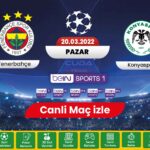 Fenerbahçe Konyaspor maçı canli izle Jojobet TV, Bein sports hd izle Selcuk sports Şifresiz￼
