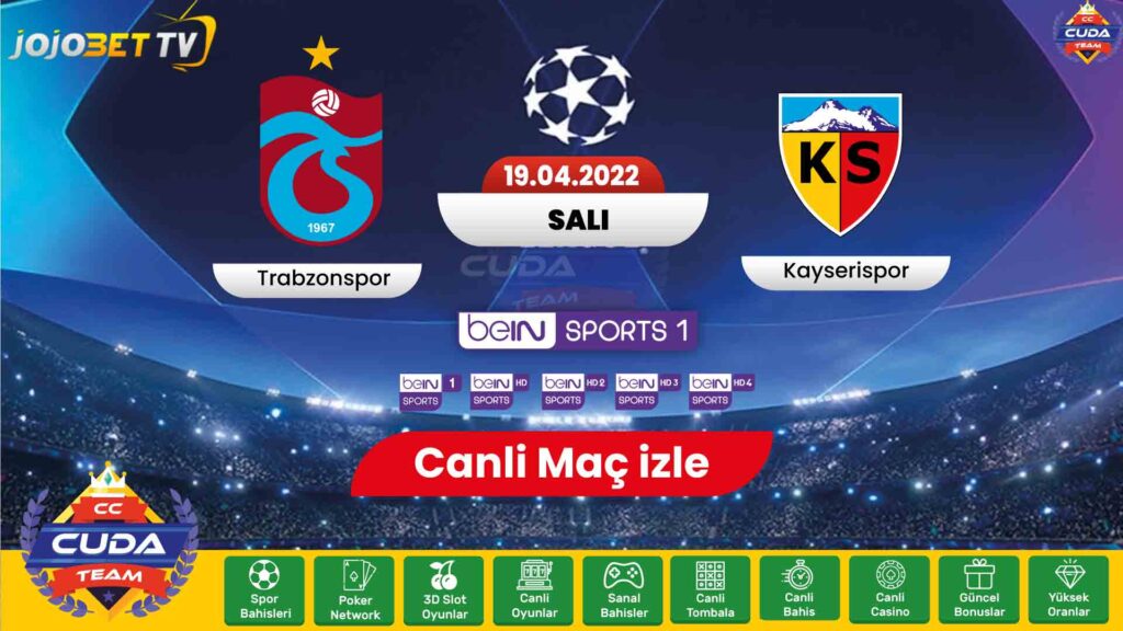 Trabzonspor Kayserispor Türkiye kupası maçı şifresiz izle