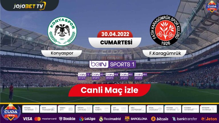 [ Jojobet TV izle ] Konyaspor Karagümrük maç yayını izle şifresiz, Bein sport bedava canli maç izleme uygulaması