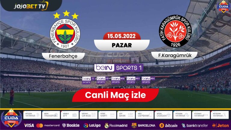 [ Jojobet tv ] Fenerbahçe Karagümrük maçı canli izle, donmadan şifresiz HD maç yayını seyret, Maç linkleri Jojo bet