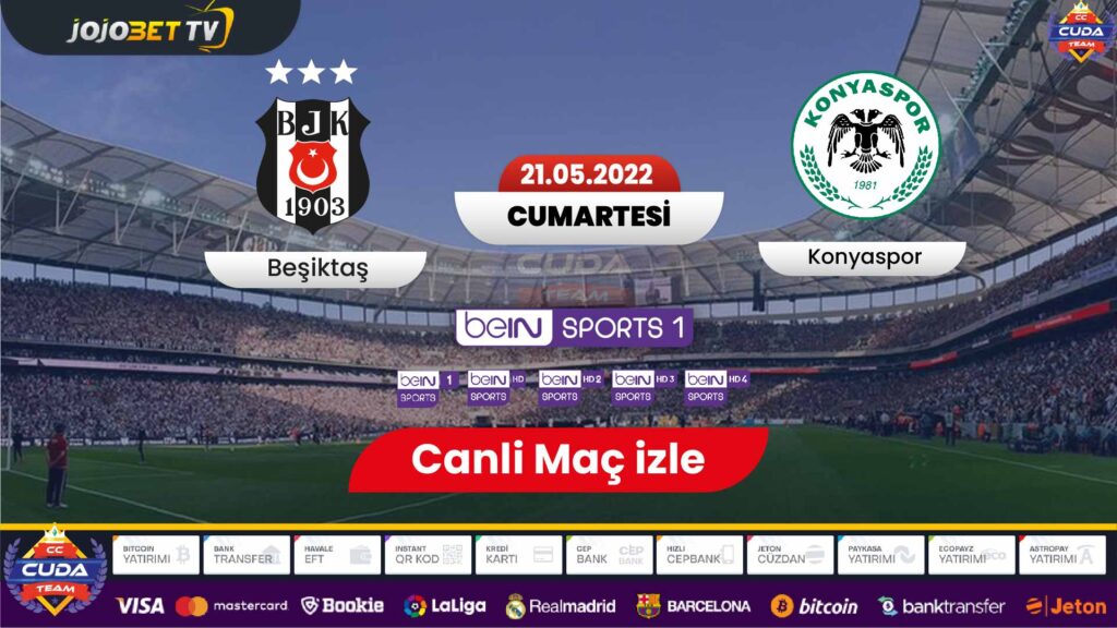 Beşiktaş Konyaspor maçı canli izle