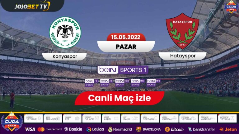 [ Jojobet tv ] Konyaspor Hatayspor maçı canli izle, donmadan şifresiz HD maç yayını seyret, Selcuk Sport sitesi izle