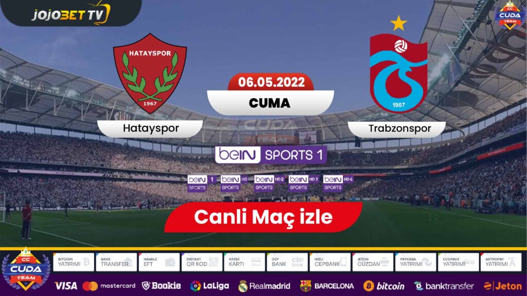 Hatayspor Trabzonspor maçı canli şifresiz