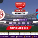 [ Jojobet TV ] Antalyaspor Trabzonspor maçı izle, Bein sports HD izle Selçuk Sports şifresiz