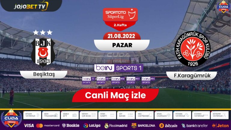 [ SelçukSportsHD ] Beşiktaş Karagümrük maçı canli izle, Donmadan şifresiz maç linkleri
