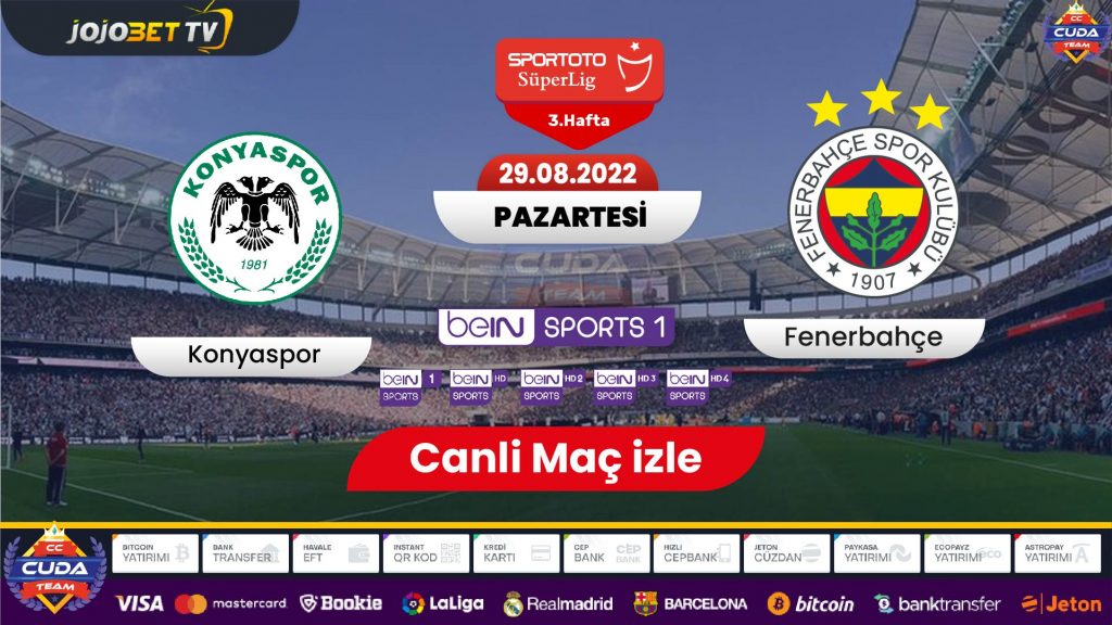 Konyaspor Fenerbahçe maçı izle, Şifresiz