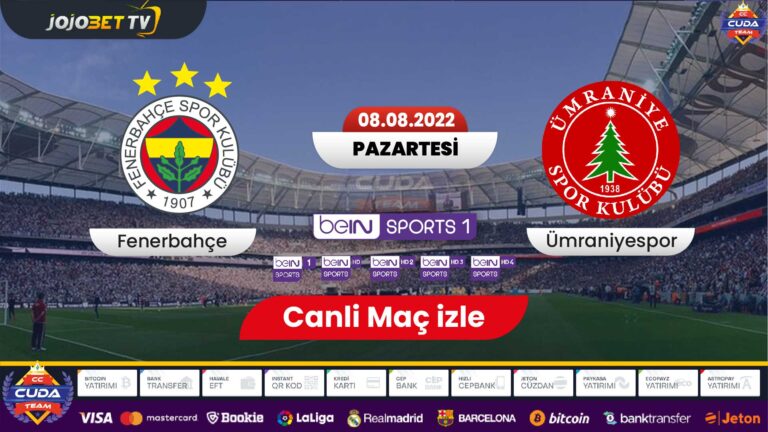 [ JOJOBET TV izle ] Fenerbahçe Ümraniye Maçı canli izle, Selçuk Sports HD ÜCRETİSİZ donmadan izle 2023