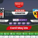 Beşiktaş Kayserispor Maçı donmadan izle, Bein sport izle Jojobet TV canli