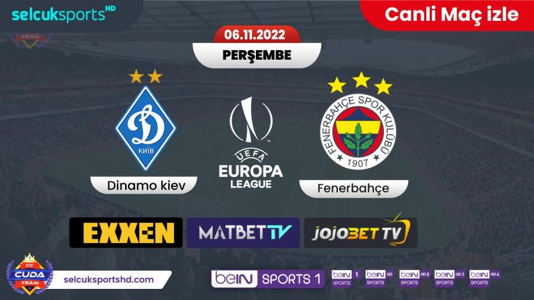 [ Jojobet TV ] Dinamo kiev Fenerbahçe Maçı canli izle, Exxen Spor Donmadna izle