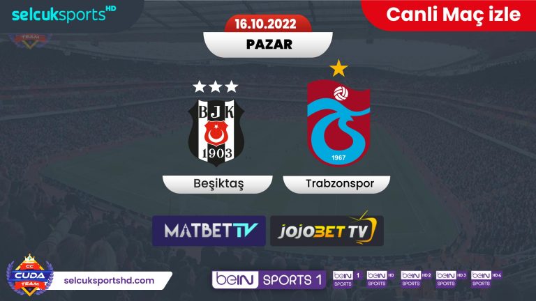 [ Jojobet TV ] Beşiktaş Trabzonspor maçı canli izle, Şifresiz derbi maç linkleri