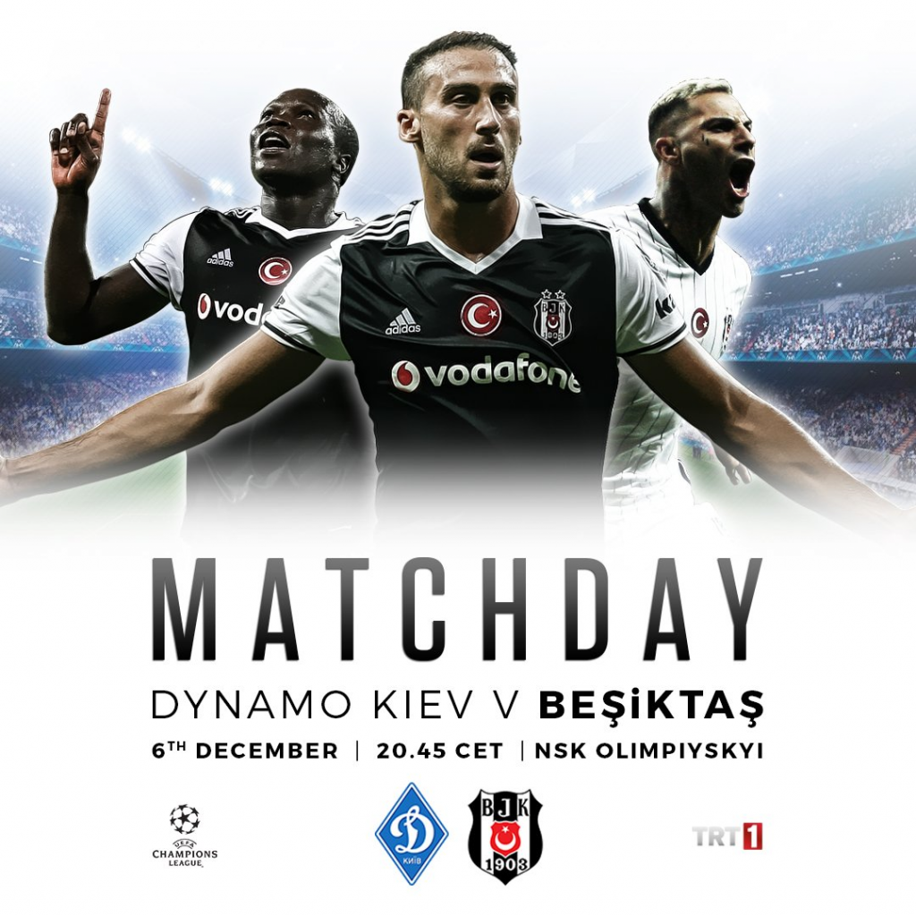 [ Taraftarium 24 ] Dynamo Kiev - Beşiktaş Maçı canlı izle, BJK TV Şifresiz Maç linkleri