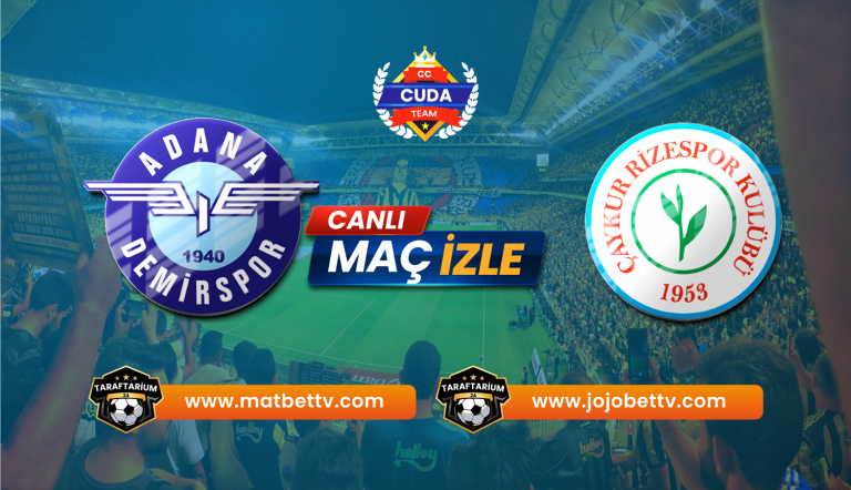Adana Demirspor – Rizespor Maçı Canlı İzle: Selçuk Sports HD Şifresiz Bein Sports 1