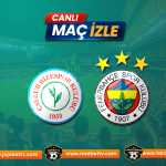 Rizespor – Fenerbaçe Maç yayını başlıyor Bein Sports 1 izle