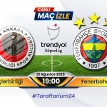 Gençlerbirliği – Fenerbahçe Maçı: Başkentte Dev Mücadele 31 Ağustos 2025’te!