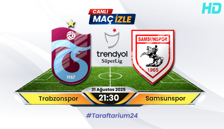 Trabzonspor – Samsunspor Maçı: Karadeniz Derbisi 31 Ağustos 2025 – Geniş Analiz ve Canlı Bilgiler