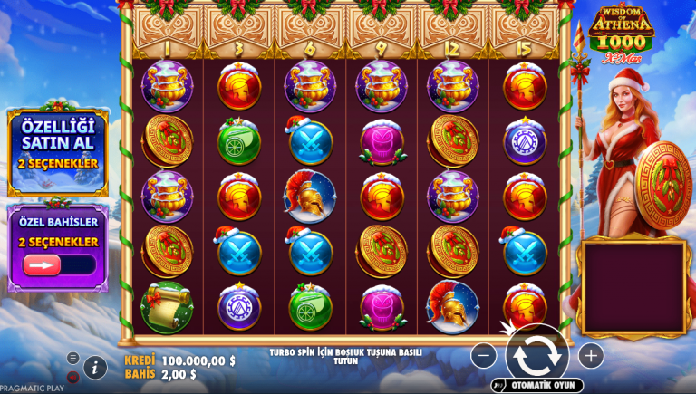 Wisdom of Athena 1000 Xmas Slot İncelemesi 15.000x Maksimum Kazanç! | En Detaylı Rehber