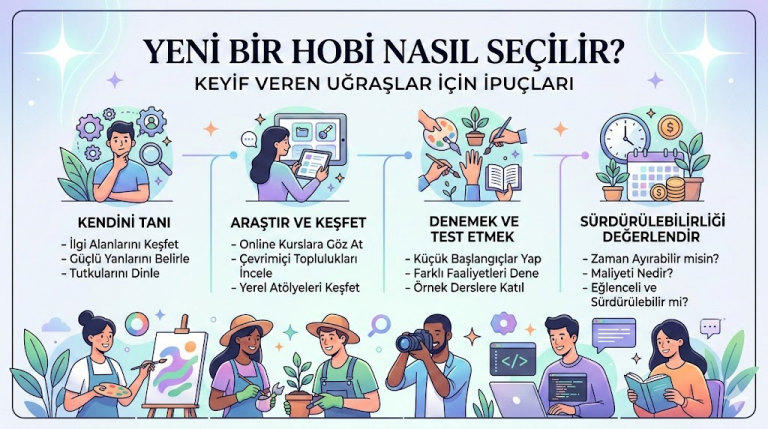 Yeni Bir Hobi Nasıl Seçilir: Keyif Veren Uğraşlar İçin İpuçları