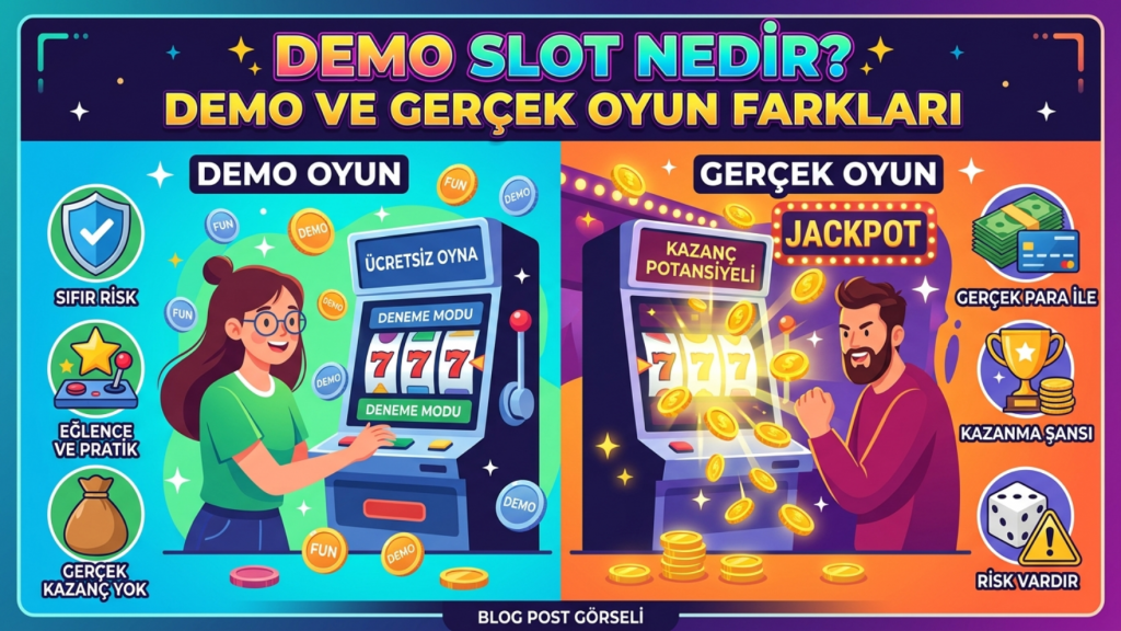 Demo Slot Nedir? Demo ve Gerçek Oyun Farkları